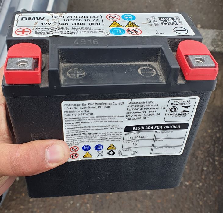 Baterie BMW 12V 12 Ah 200A