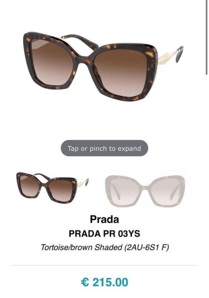 Слънчеви очила Prada