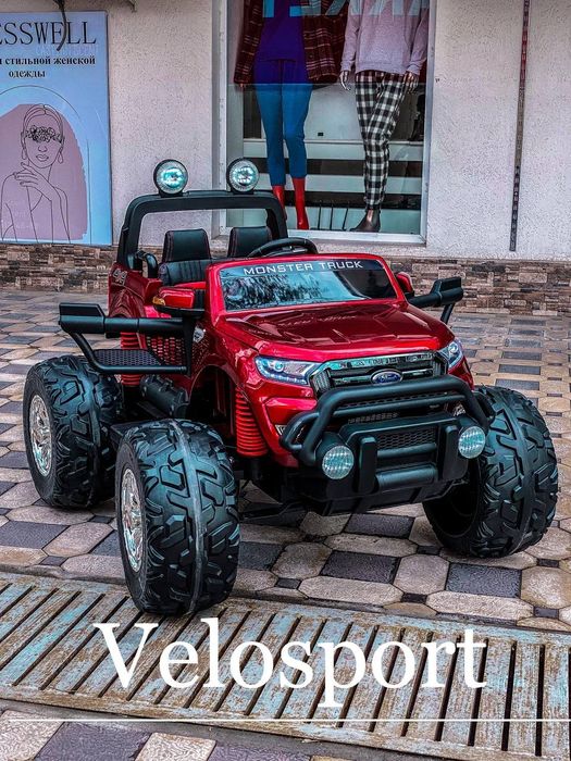 Новый детский электромобиль ford monster truck
