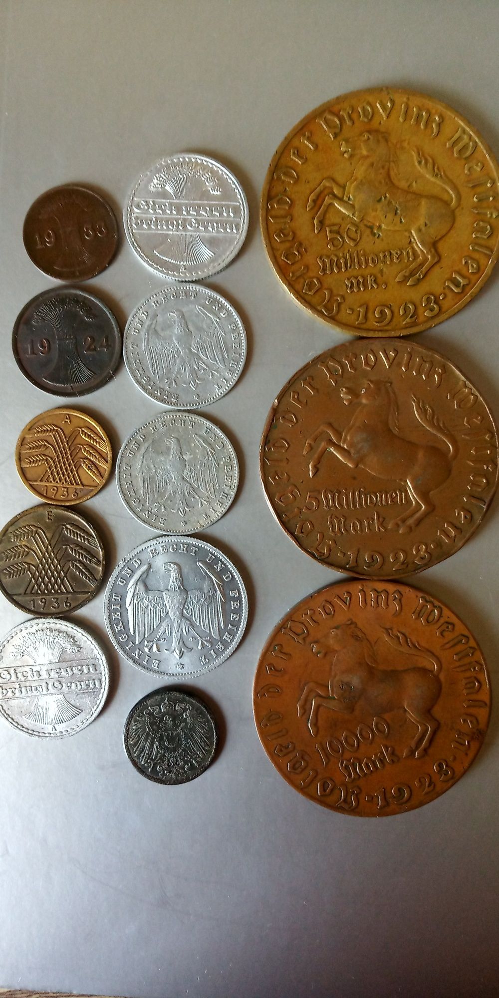 Монеты Германии 13шт.