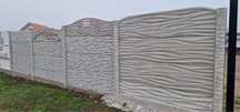 Gard din beton prefabricat