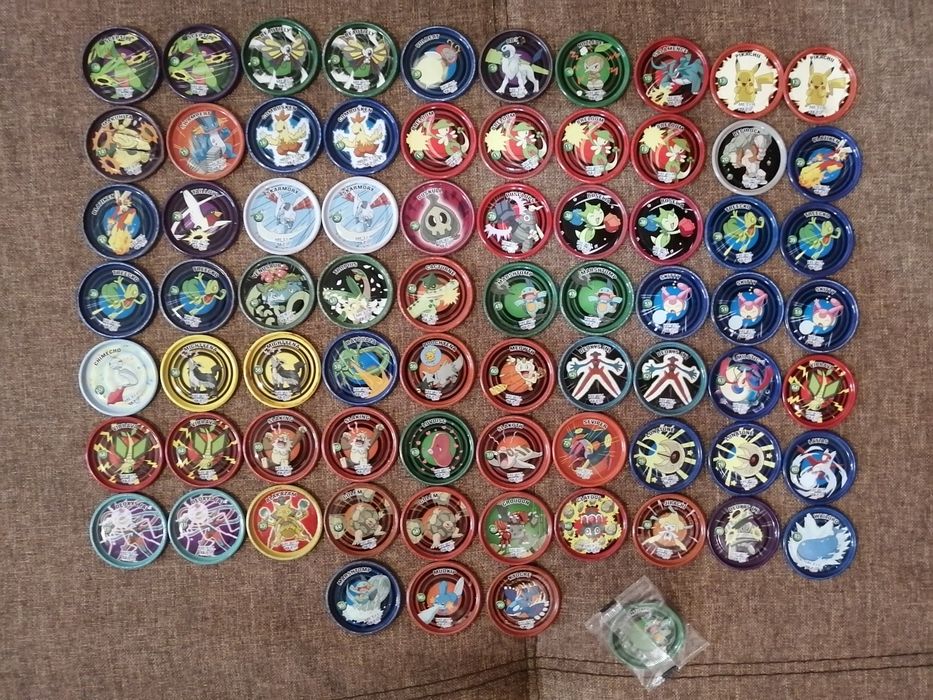 Продавам тазо/tazo на Pokemon, Yu-Gi-Oh, Marvel и други - Chipocao