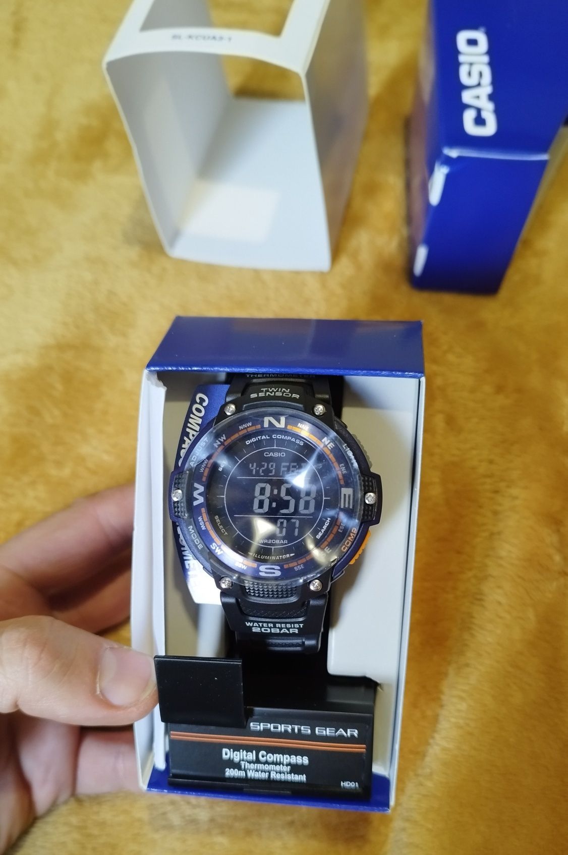 Ceas nou Casio SGW 100 cu busola, barometru, termometru