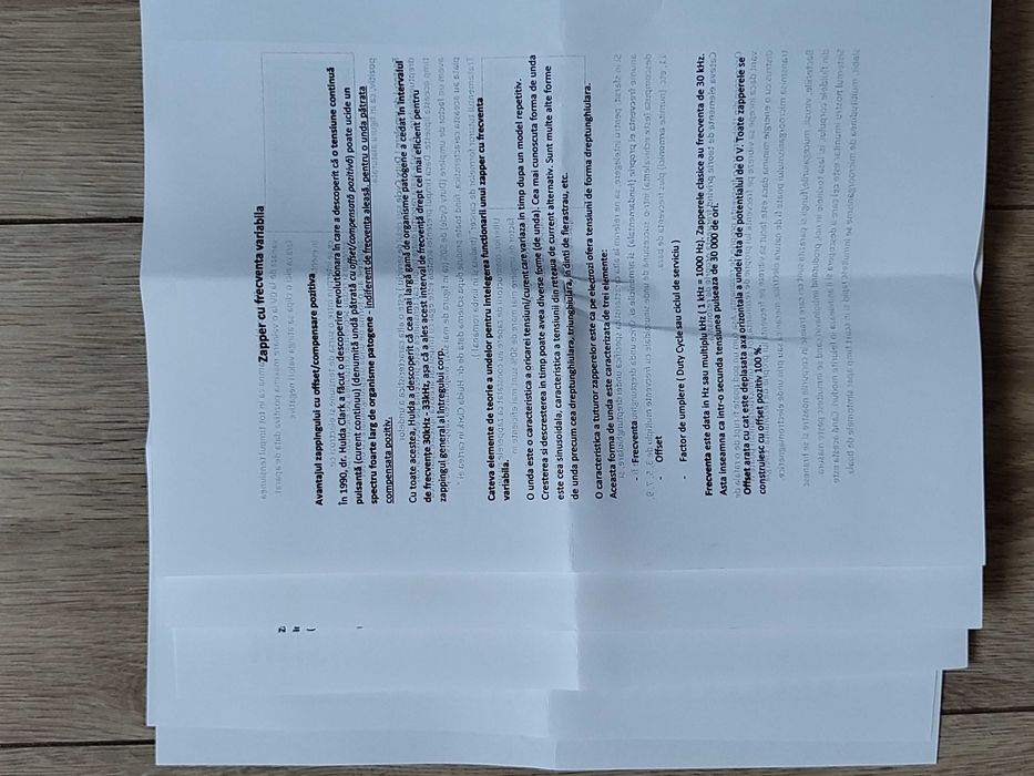 Zapper Hulda Clark cu frecventa variabila