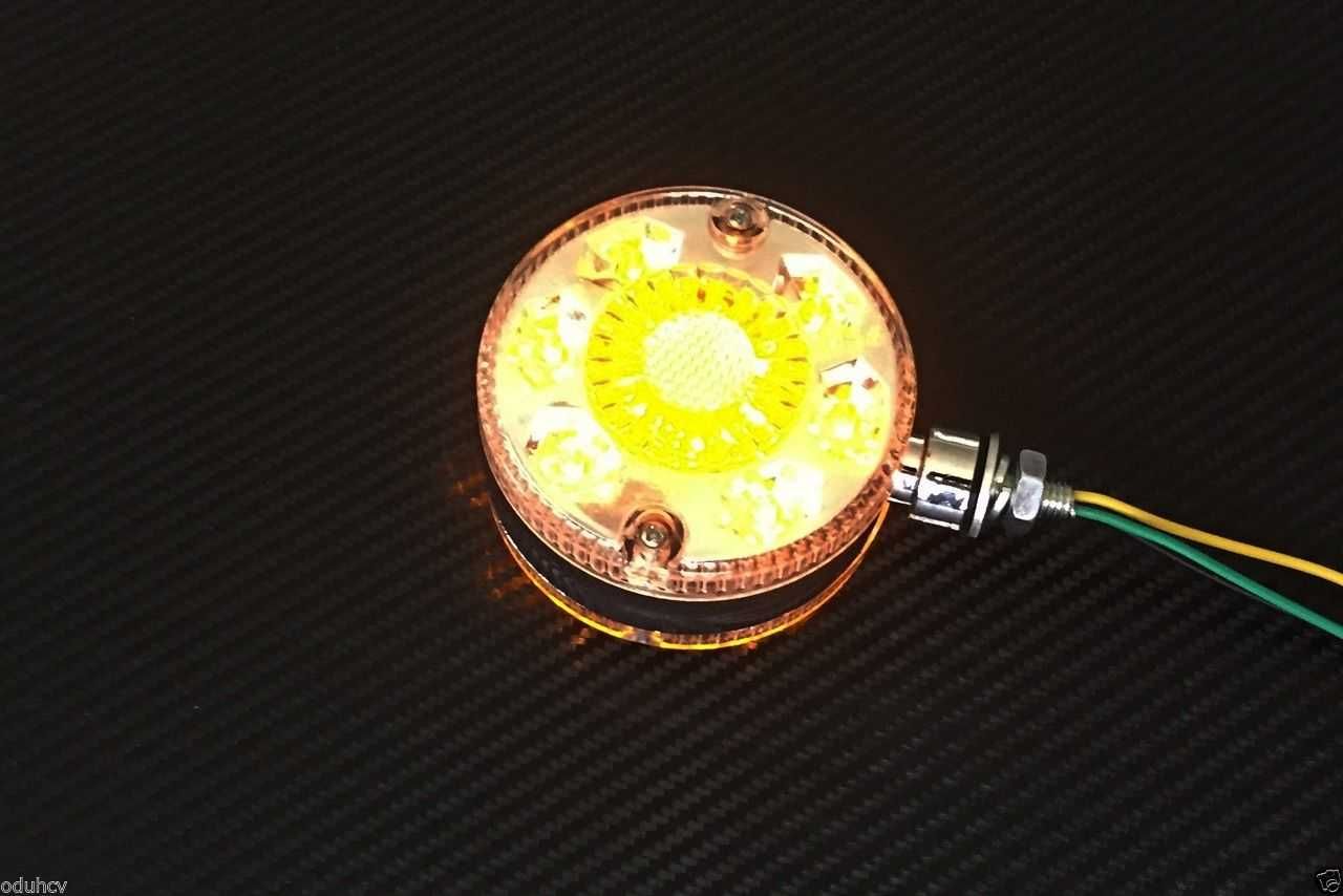 1 бр. LED ЛЕД габарити за огледало ОБЕЦИ за камион 24V , жълто-жълто