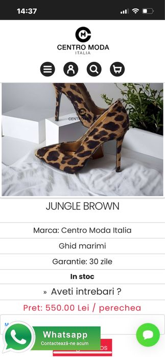 Pantofi designer Marina Stoica