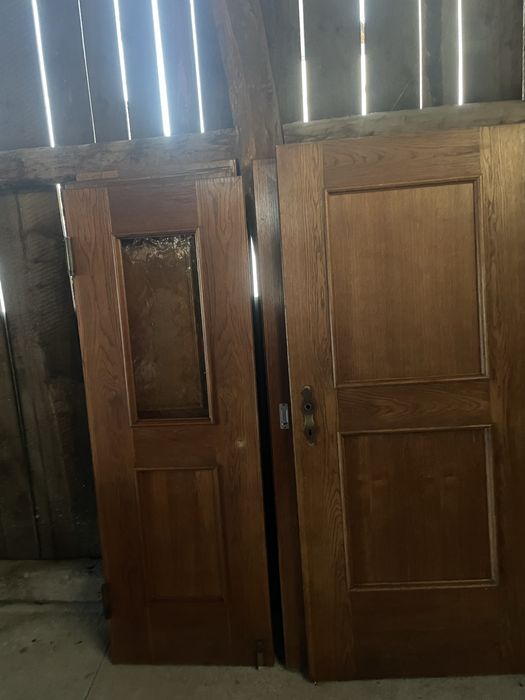 uși de interior din lemn masiv cu broască si mânere incluse