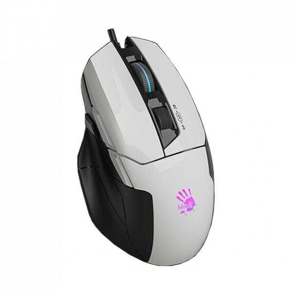 Проводная игровая мышь Bloody W70MAX STONE PANDA WHITE Gaminig Mouse+