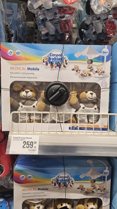 Canpol babies Carusel Muzical 0 luni, Ursuleti sub Umbrela