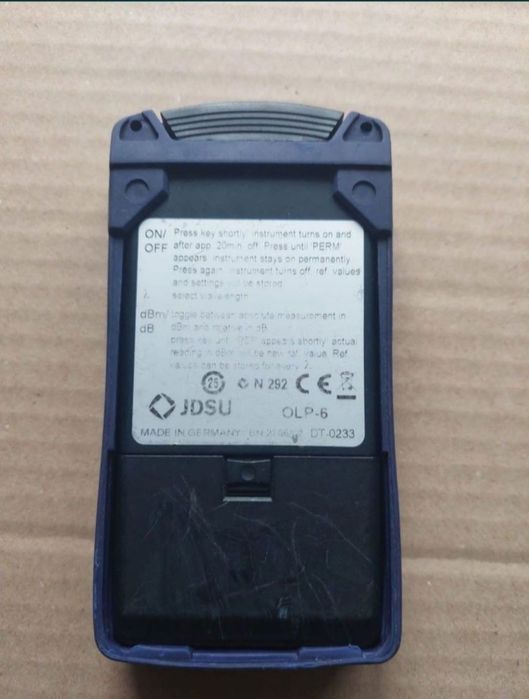 Power Meter fiber optic jdsu olp 6 Power
metru powermetru fibra optica