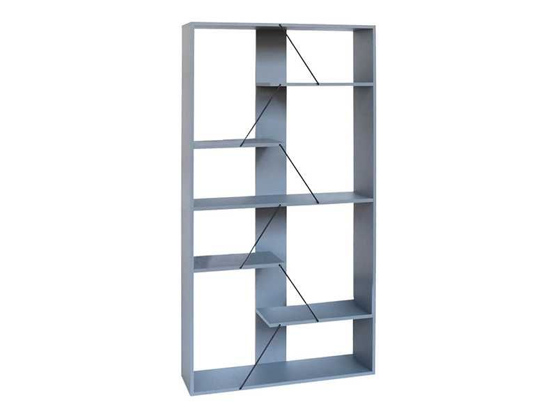 Библиотека, Tars, Сив, Дъб, Мдф, 84х25.5х154.5см.