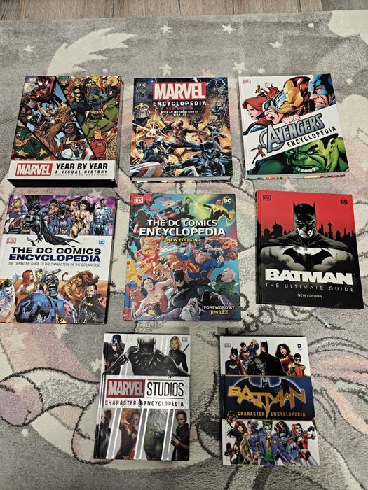 Marvel DC Comics Batman Марвел Батман Енциклопедия книга колекция