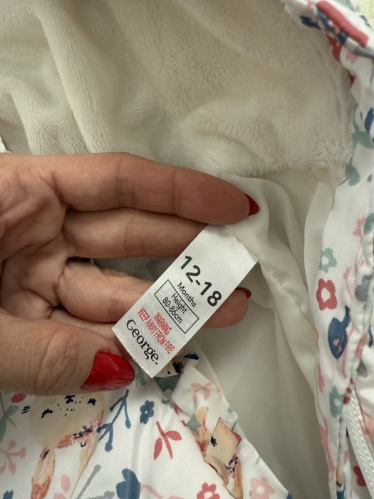 Зимен бебешки гащеризон George