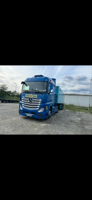 Vand camion mercedez actros 1845/2014 si bena cereale Stas 51 mc /2015