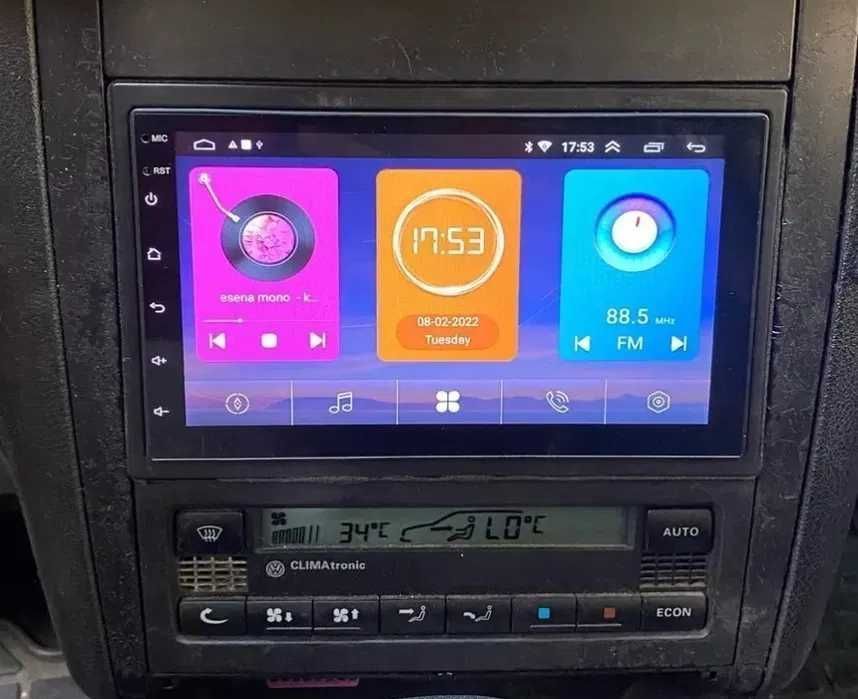 1-8GB Navigatie GPS Android 2DIN - Wifi, Bluetooth, USB, 7" CARPLAY