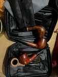 Pachet complet pipe Kansas + husă, accesorii și tutun