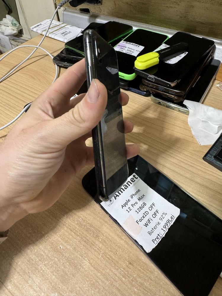 Apple iPhone X 64GB Baterie 100% Negru Alb Garantie Cutie Garantie