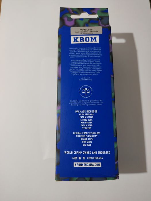 Kendama Krom plasticity noua sigilata