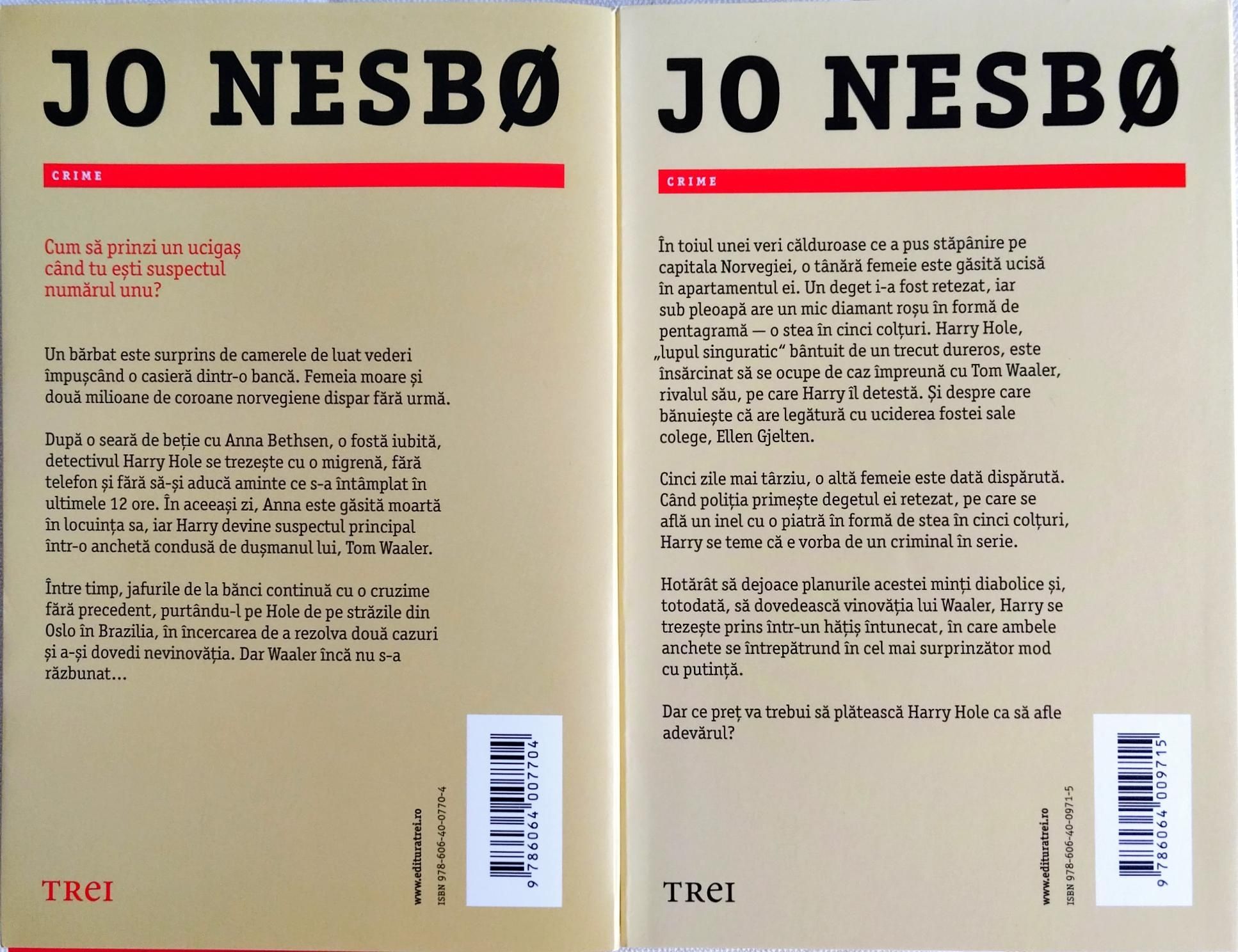 Jo Nesbo - set primele 5 volume