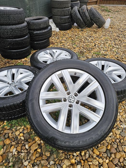 Jante Aliaj R19 5×112Vw Touareg Audi Q8 Q7 Cauciucuri 255 55 R19 Iarna