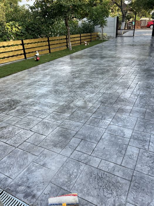 Beton amprentat si vertical