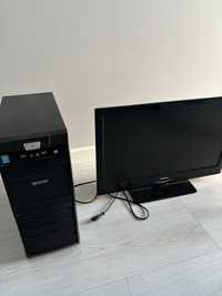 i3 - 7100, GeForce 730 2gb, 1000 gb memorie + MONITOR 60 cm (24 inch)