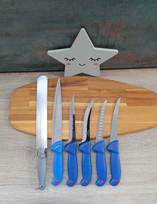 Set 6 Piese Cuțite Măcelărie Profesionale– Calitate Premium