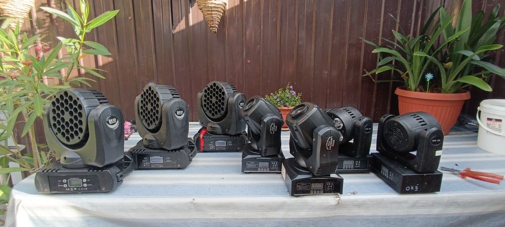 Lumini heduru wash si spot dj