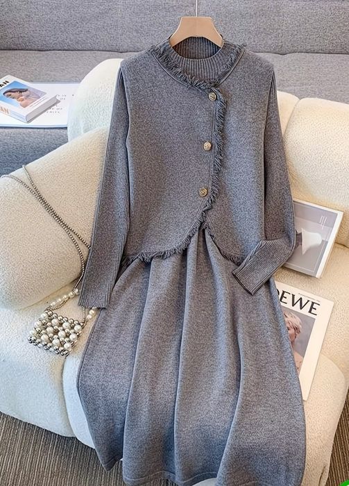 Платье и жилет трикотажные