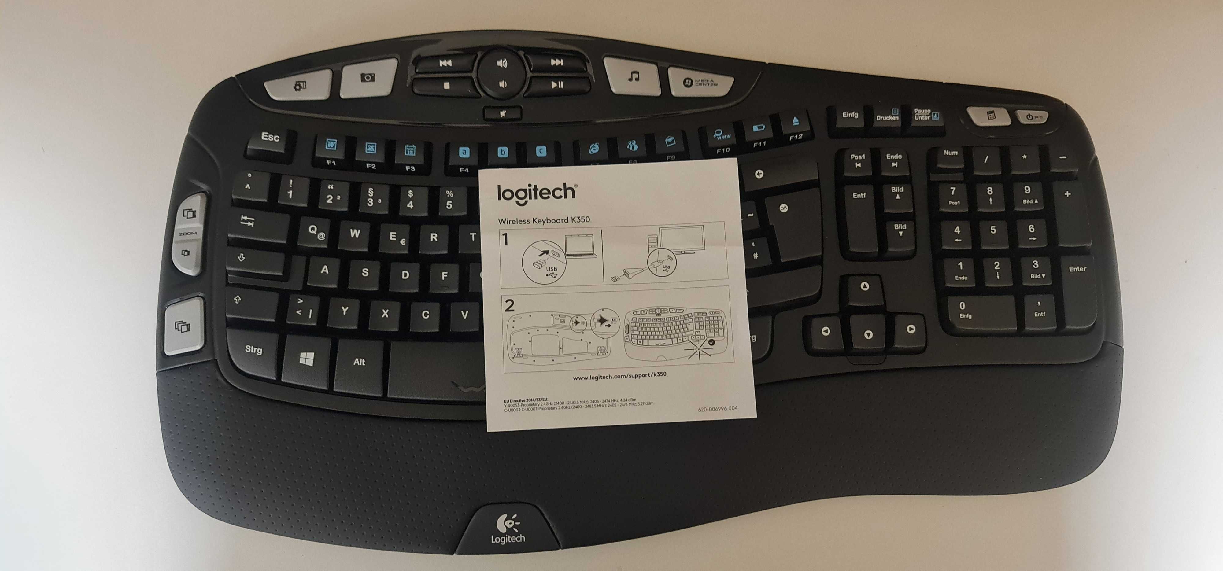 tastatura wireless - K350 Logitech for Business - Keyboard - PC & MAC