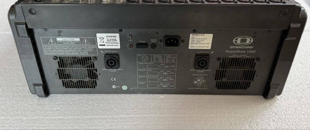 Vand mixer dynacord Powermate PM1000.2