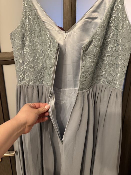 Rochie noua xl gri/argintie