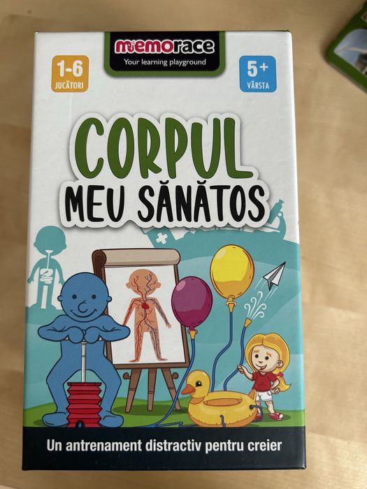 Memo race- corpul meu sănătos-joc educativ