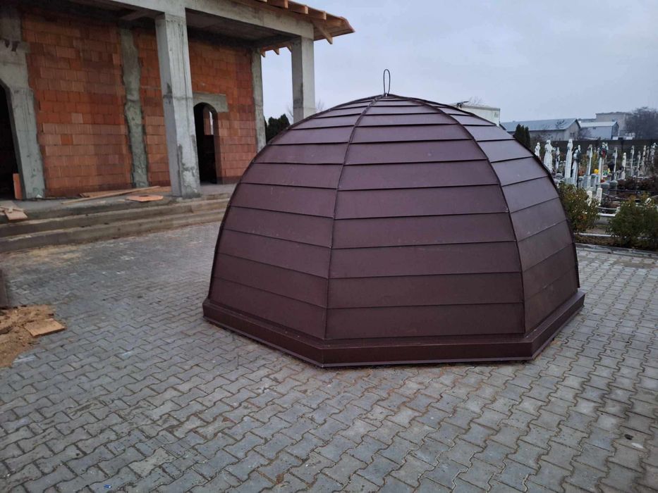 Montaj acoperiș tablă, ferestre Velux, pazie și profile