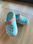 Crocs J2 (33-34) albastru deschis și roz