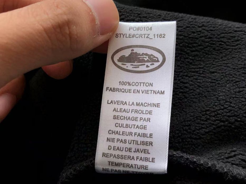 Corteiz Alcatraz Hoodie Black