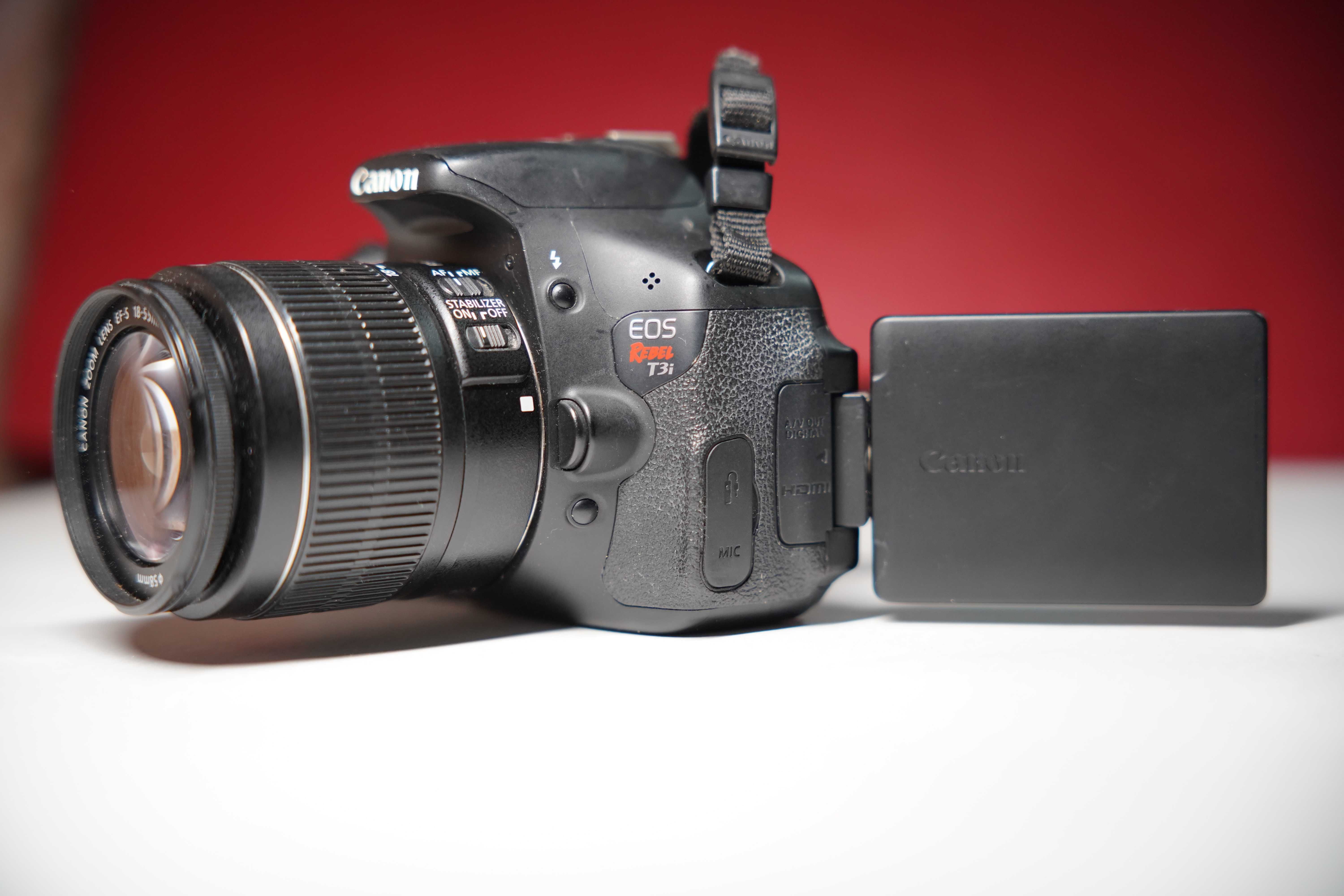 Canon EOS 600D кит 18-55мм объектив не работает