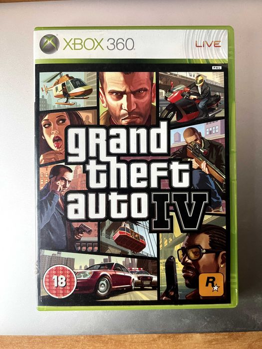 Grand Theft Auto IV and V Xbox 360