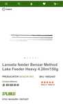 Lansete feeder Benzar