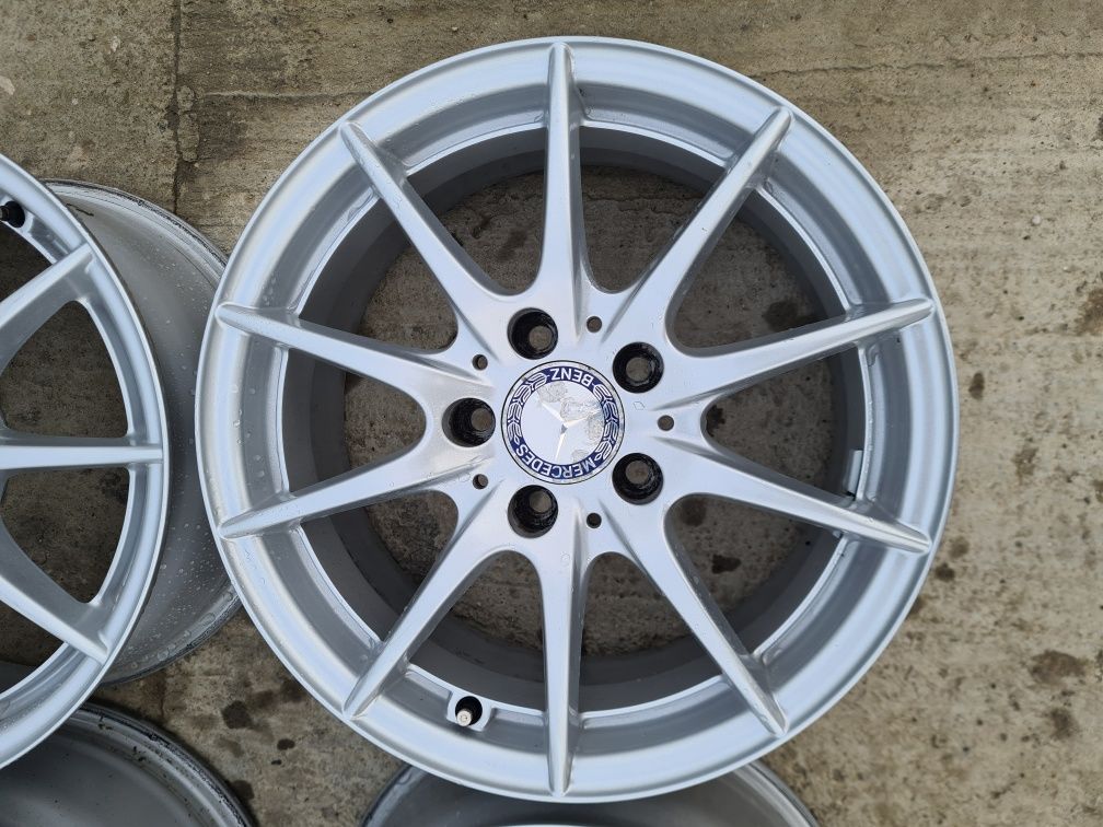 Set 4 Jante Aliaj originale Mercedes-Benz R16 5x112 Stare Impecabila!