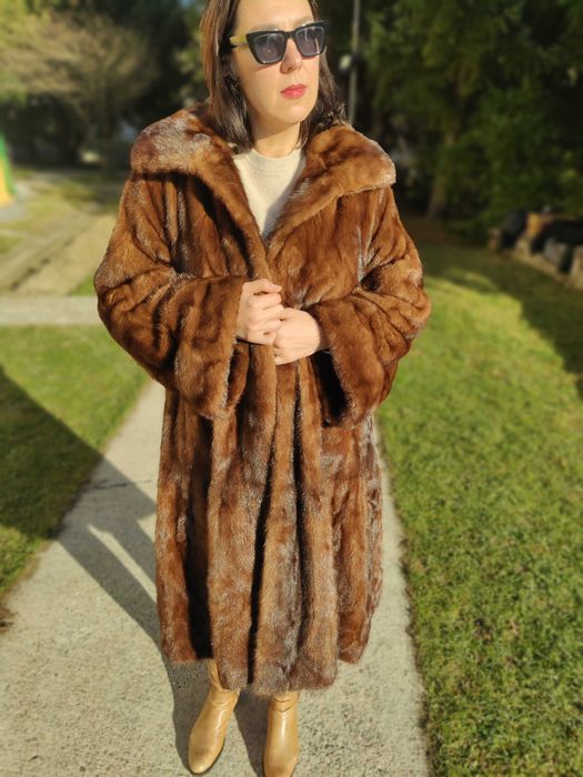 Haina de Blana Naturala Samur / Zibelina XL 2XL - 3XL Lunga Nr 36