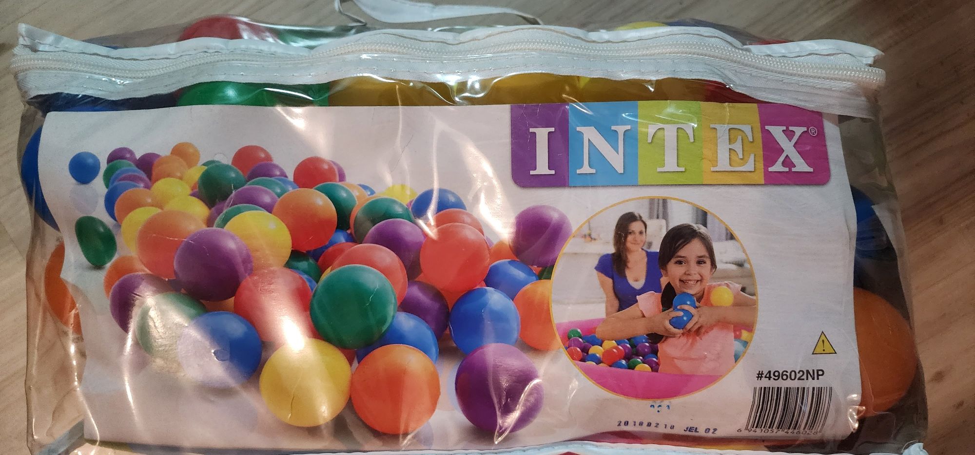 Set Intex 100 de bile, Fun Ballz, 6.5cm