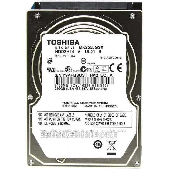 HDD laptop Toshiba 250GB