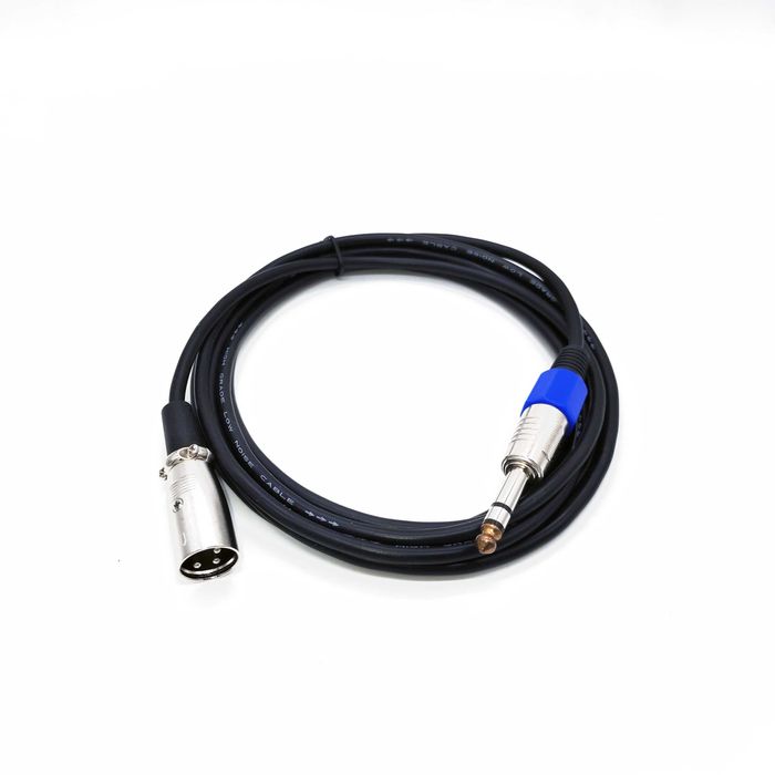 Аудиокабель XLR M 3 pin - Jack 6.35 M 3 м