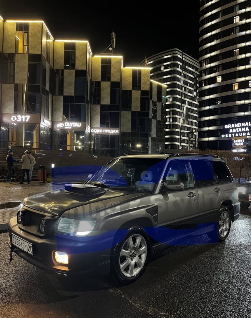 Бампер STI 2m Пороги Спойлер Субару Форестер SF
