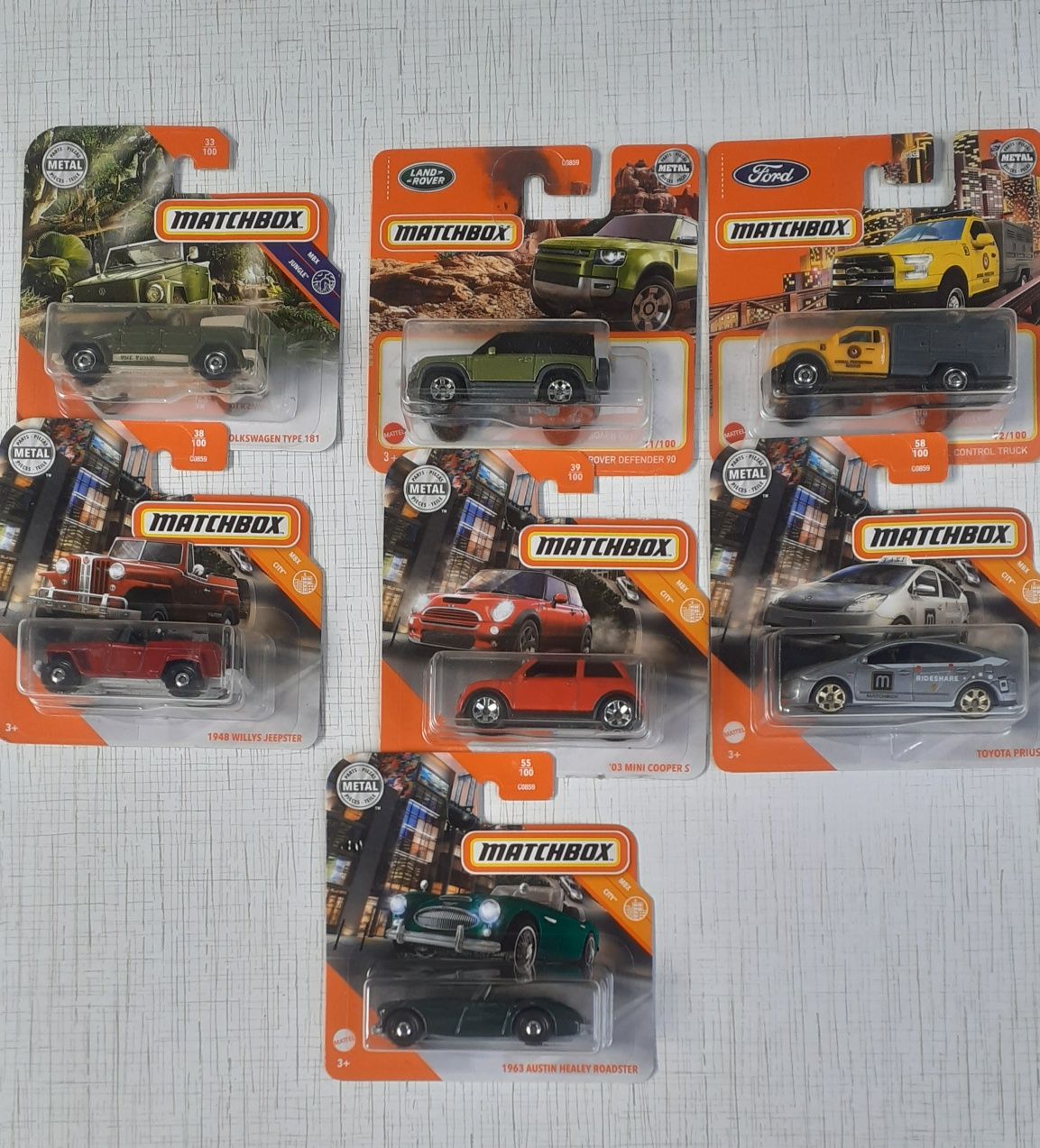 Малки колички Matchbox