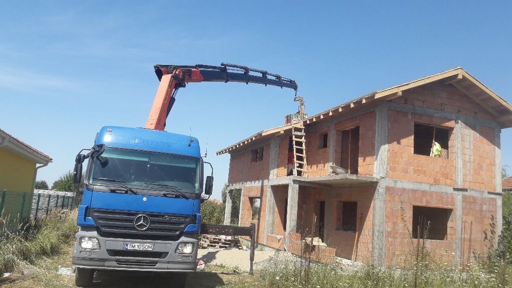 Servici  Transport Camion cu macara