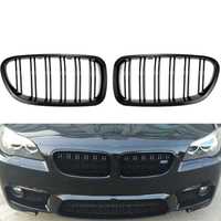 Grile Nari Duble BMW F10, F11 Negru Lucios (2010-2016) M Design