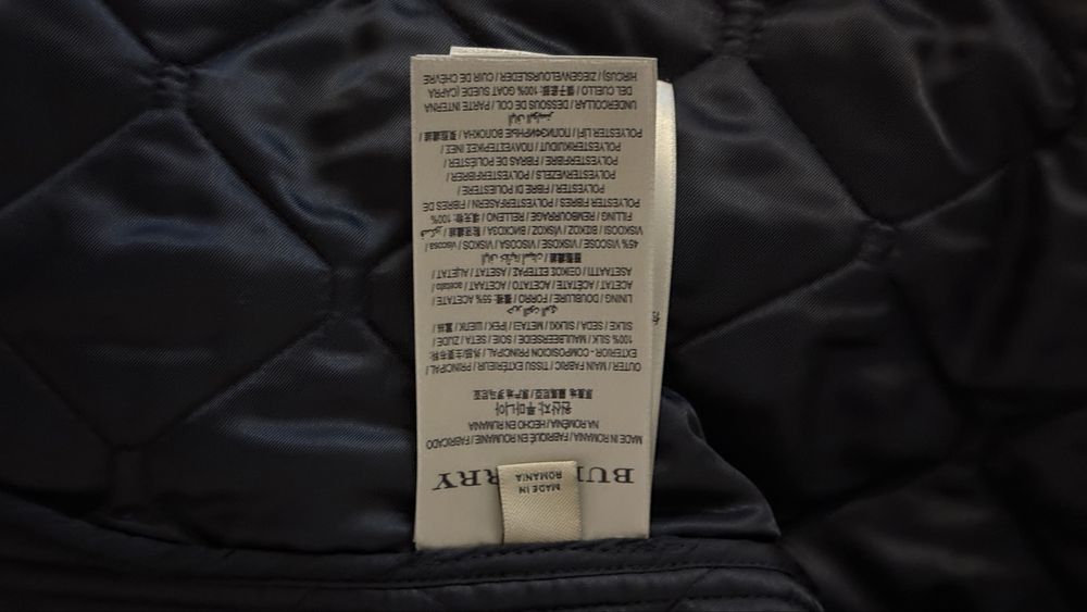 Geaca primavara toamna Burberry London