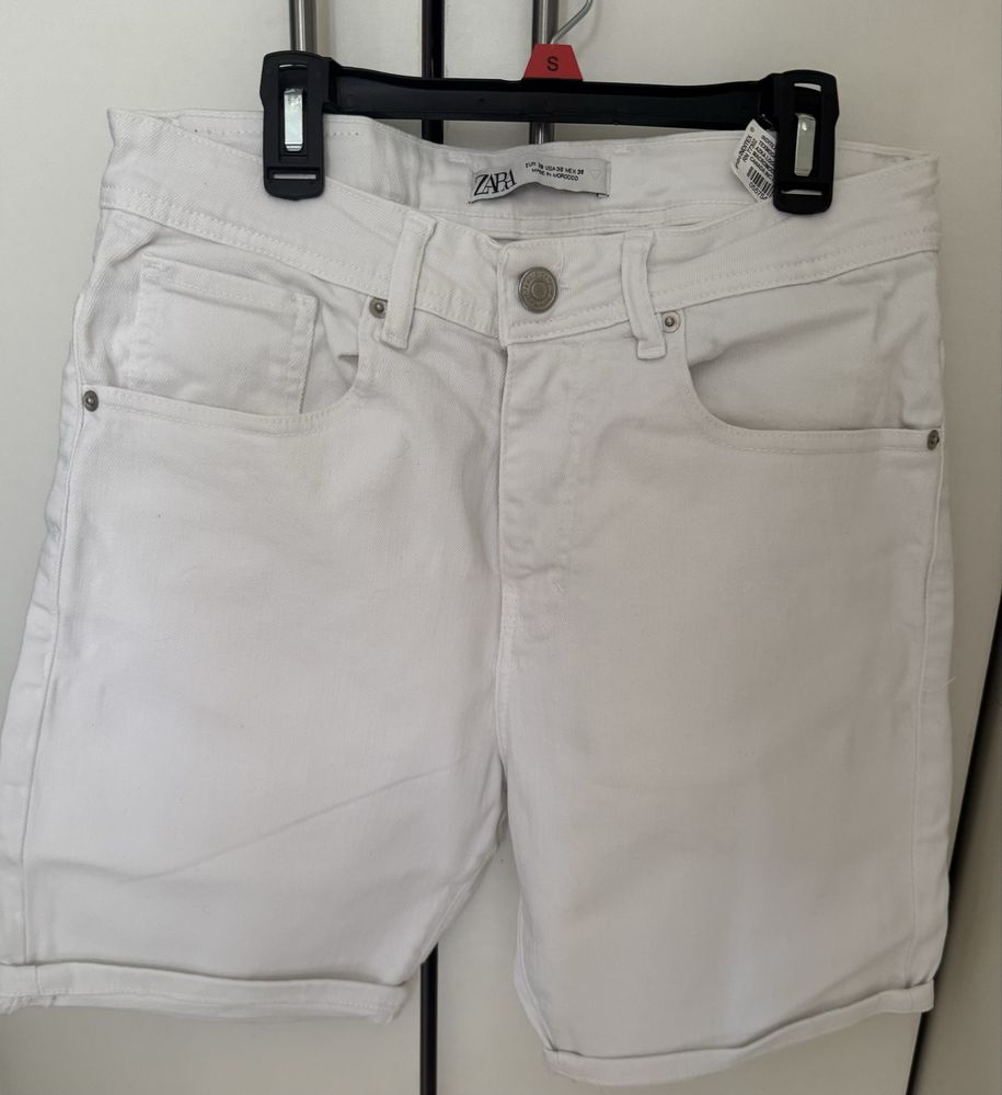 Два чифта дънкови бермуди на Zara, за момче, размер 38